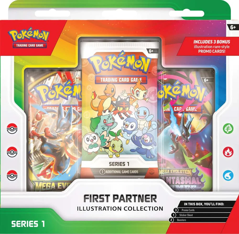 Pokémon TCG First Partner Illustration Collection - Series 1 (FREE SHIPPING✔️)