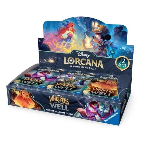Disney Lorcana TCG Whispers In The Well Booster Box (FREE SHIPPING✔️)