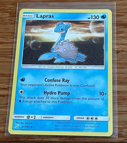Lapras - 31/181 - NM/M - Pokemon TCG - Team Up - English