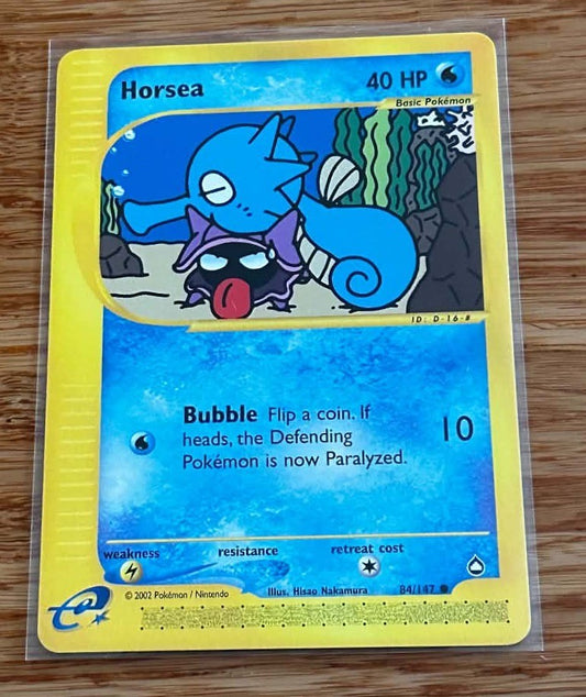 Horsea - 84/147 - NM/M - Pokemon TCG - Aquapolis - English