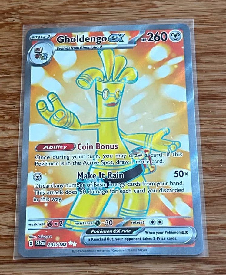 Gholdengo ex - 231/182 - Ultra Rare - NM/M - Pokemon TCG - Paradox Rift