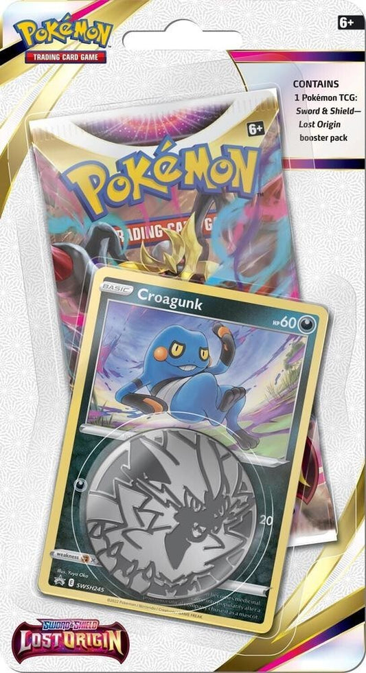 Pokémon TCG Lost Origin Checklane Blister - Croagunk (FREE SHIPPING✔️)