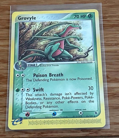 Grovyle - 31/109 - NM/M - Pokemon TCG - EX Ruby &amp; Sapphire - English