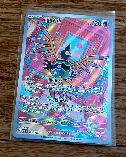 Sigilyph - 121/086 - Illustration Rare - NM/M - Pokemon TCG - White Flare
