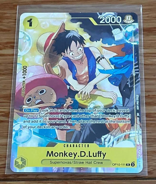 Monkey.D.Luffy - OP10-111 - Welcome Pack Vol.1 - NM/M - One Piece Card Game