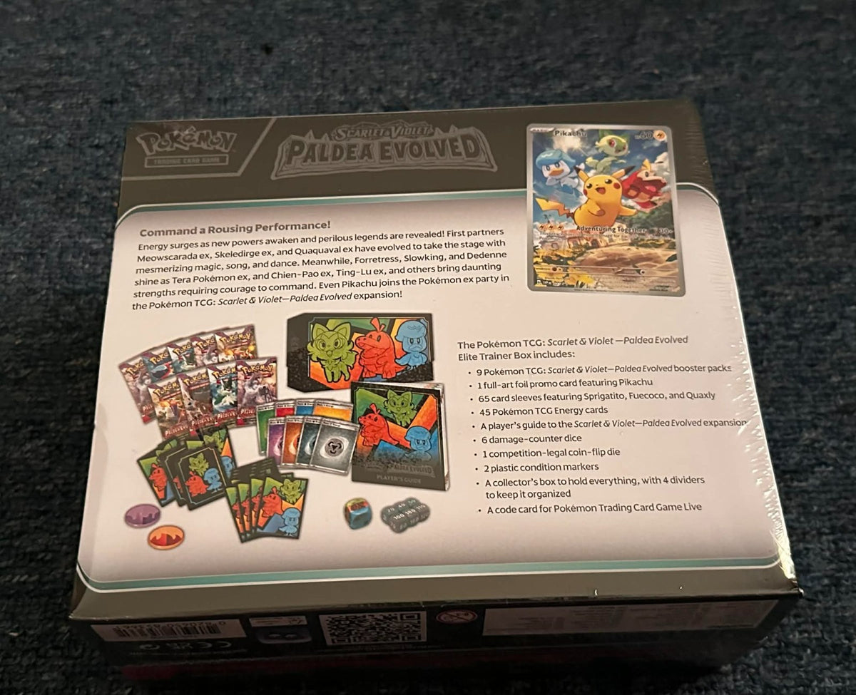 Pokémon TCG Paldea Evolved Elite Trainer Box (FREE SHIPPING✔️)