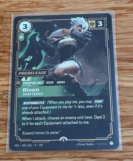 Riven - Shattered - 041 - Prerelease Stamped - NM/M - Riftbound TCG - English