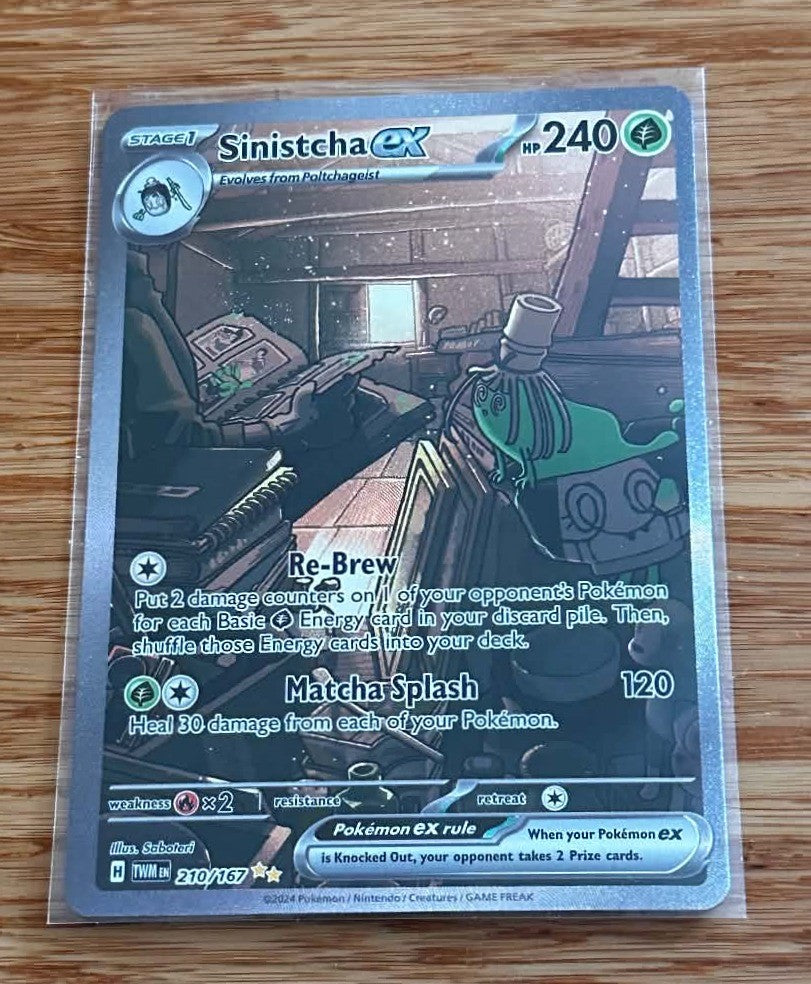 Sinistcha ex - 210/167 - Special Illustration Rare - NM/M - Pokemon TCG