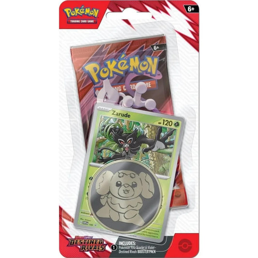 Pokémon TCG Destined Rivals Checklane Blister - Zarude (FREE SHIPPING✔️)
