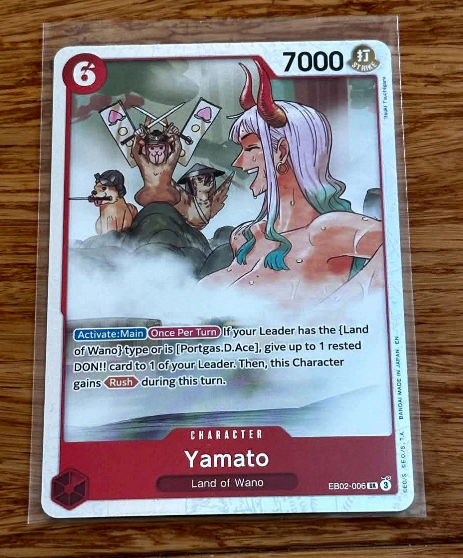 Yamato - EB02-006 - Super Rare - NM/M - One Piece Card Game - English