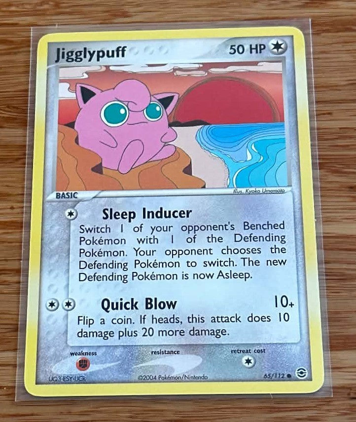 Jigglypuff - 65/112 - NM/M - Pokemon TCG - EX FireRed &amp; LeafGreen - English