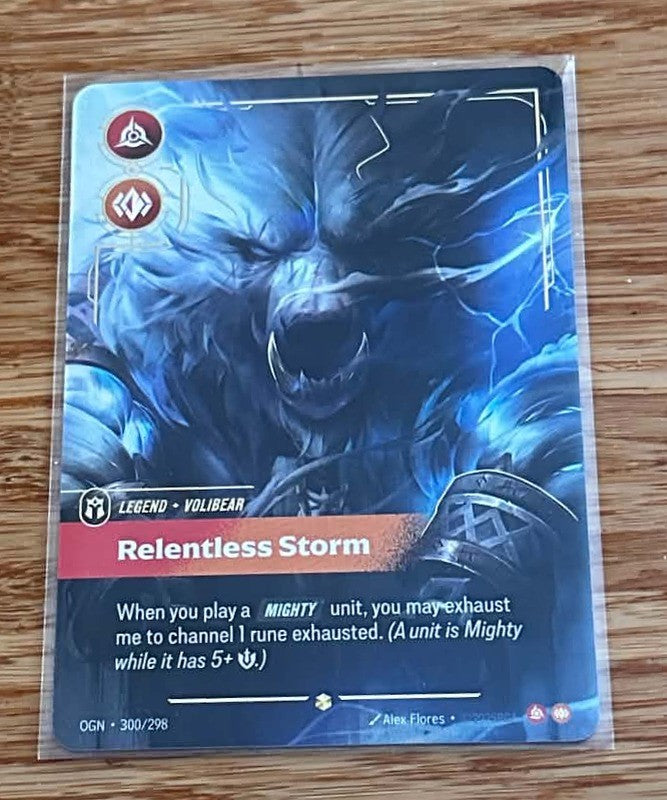 Volibear - Relentless Storm - 300/298 - Overnumbered - NM/M - Riftbound TCG