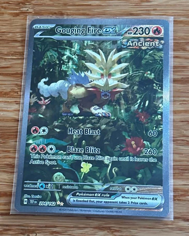 Gouging Fire ex - 204/162 - Special Illustration Rare - NM/M - Pokemon TCG