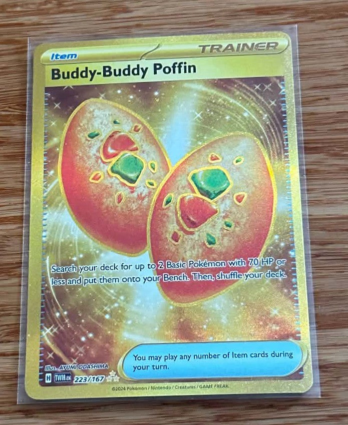 Buddy-Buddy Poffin - 223/167 - Gold Secret Rare - NM/M - Pokemon TCG - English