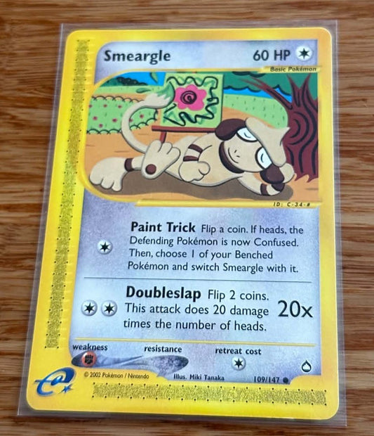 Smeargle - 109/147 - NM/M - Pokemon TCG - Aquapolis - English