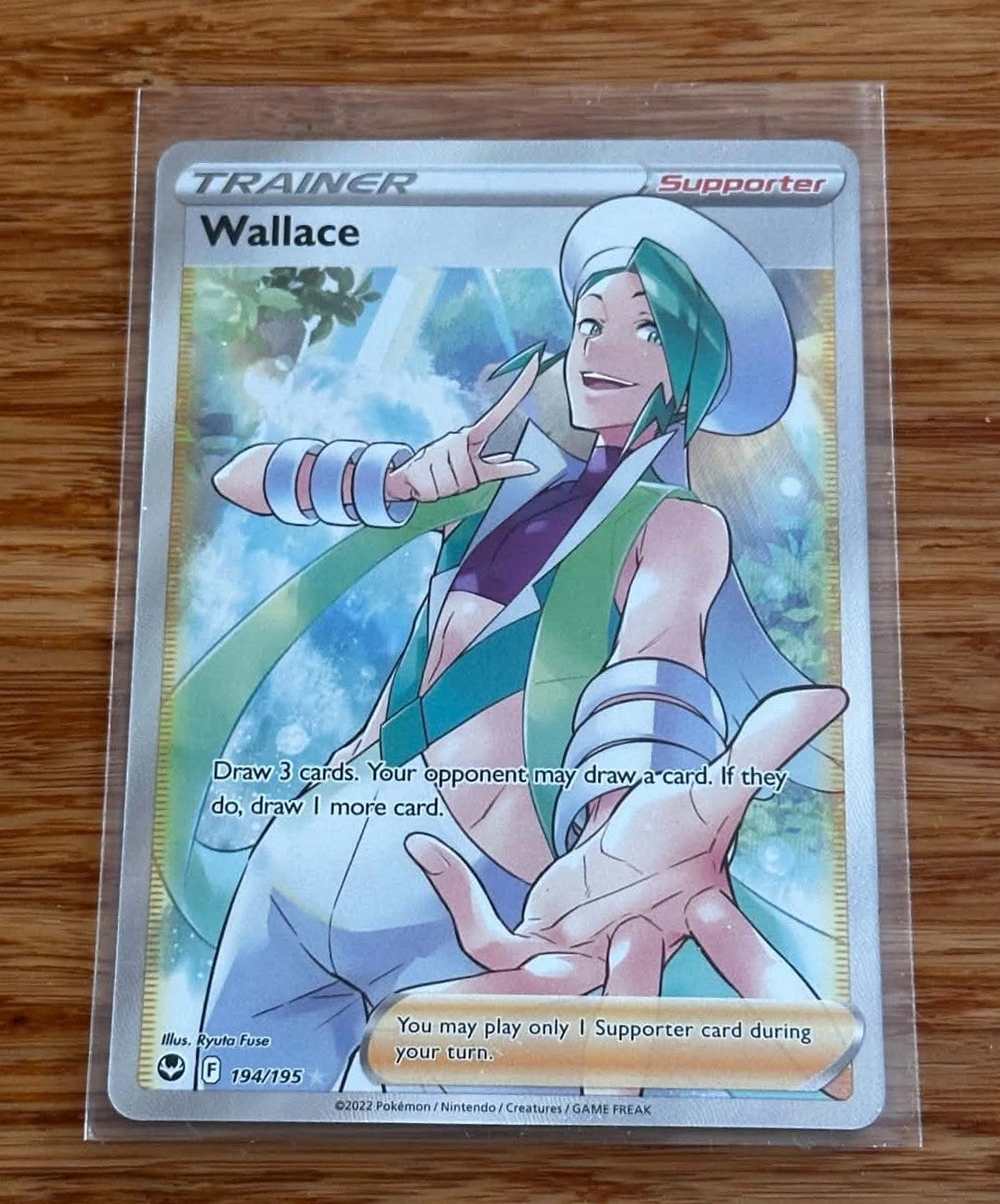 Wallace - 194/195 - Ultra Rare - NM/M - Pokemon TCG - Silver Tempest - English