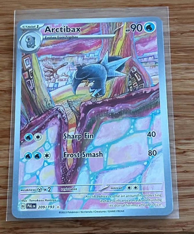 Arctibax - 209/193 - Illustration Rare - NM/M - Pokemon TCG - Paldea Evolved