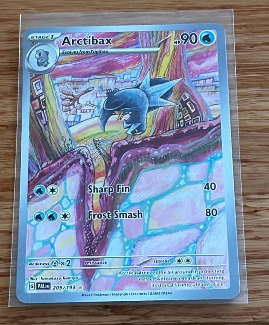 Arctibax - 209/193 - Illustration Rare - NM/M - Pokemon TCG - Paldea Evolved