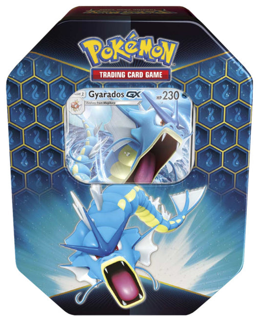 Pokémon TCG Hidden Fates Tin Gyarados-GX (FREE SHIPPING✔️)