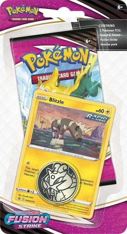 Pokémon TCG Fusion Strike Checklane Blister - Blitzle (FREE SHIPPING✔️)