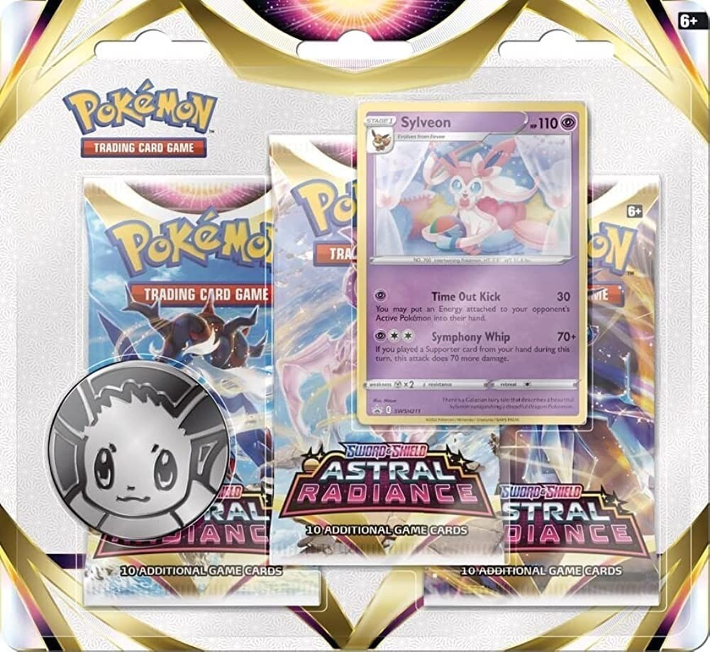 Pokémon TCG Astral Radiance 3 Pack Blister - Sylveon (FREE SHIPPING✔️)