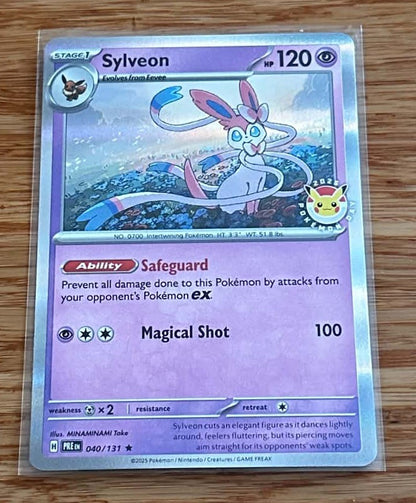 Sylveon - 040/131 - Pokémon Day Stamp - NM/LP - Pokemon TCG - English