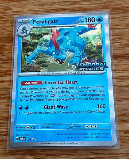 Feraligatr - SVP089 - Stamped Promo - NM/LP - Pokemon TCG - SV Black Star Promos