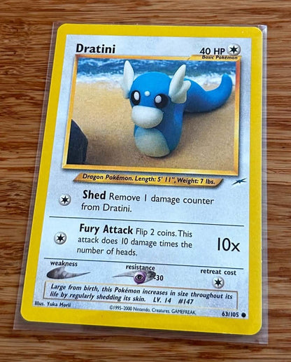 Dratini - 63/105 - LP - Pokemon TCG - Neo Destiny - English