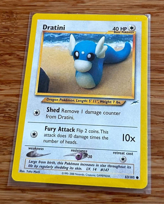 Dratini - 63/105 - LP - Pokemon TCG - Neo Destiny - English