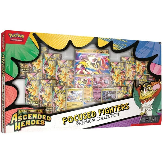 Pokémon TCG Ascended Heroes Focused Fighters Premium Collection (FREE SHIP✔️)